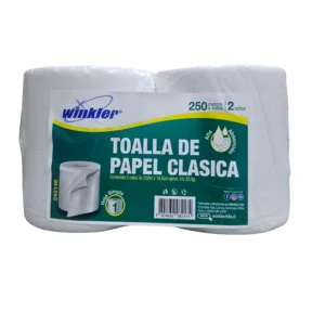 Toalla papel clásica fibra larga c/ litog